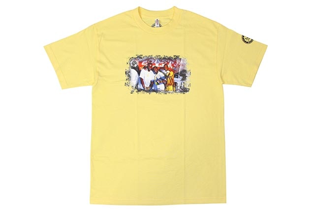 CLASSIC MATERIAL NY ALL FOR THE LOVE T-SHIRTS(YELLOW)
