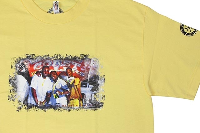 CLASSIC MATERIAL NY ALL FOR THE LOVE T-SHIRTS(YELLOW)