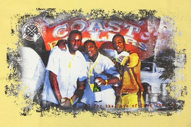 CLASSIC MATERIAL NY ALL FOR THE LOVE T-SHIRTS(YELLOW)