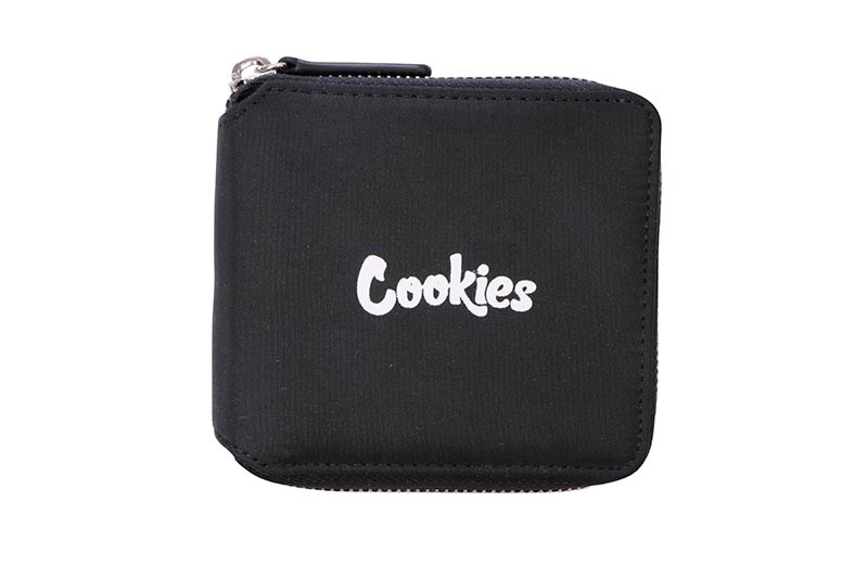 COOKIES LUXE ZIPPER WALLET (BLACK) 1564A6684 CM232AWA06