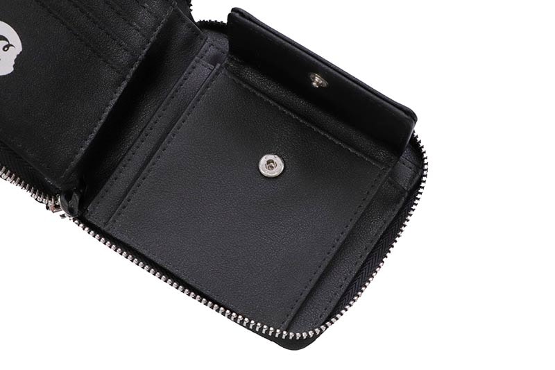 ジョリーフルール もこふわ財布 ブラック COOKIES LUXE ZIPPER WALLET (BLACK) 1564A6684 CM232AWA06