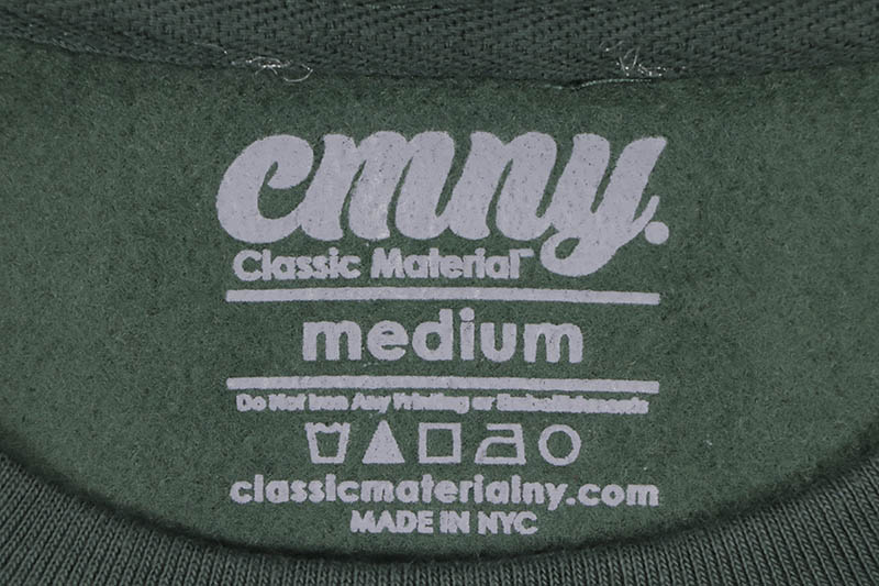 CLASSIC MATERIAL NY SADE CREW SWEAT (ALPINE GREEN)