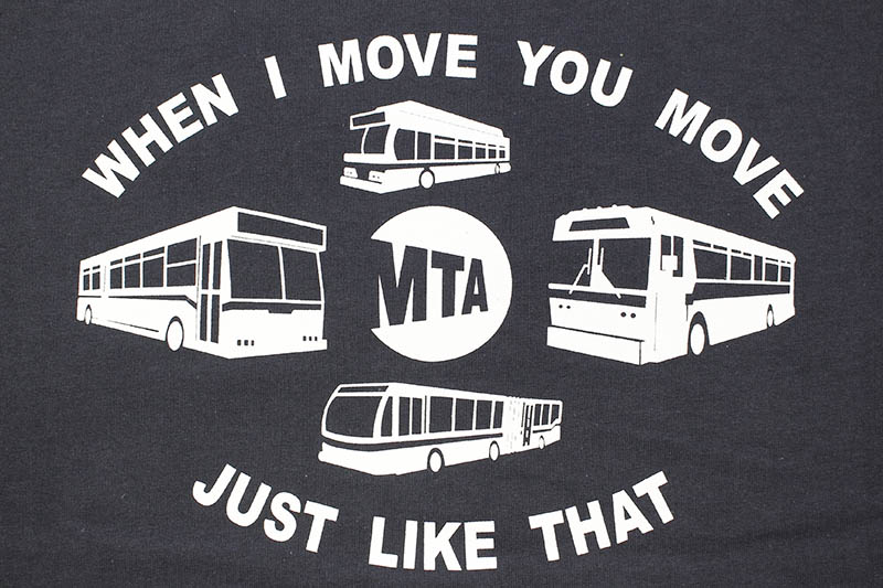 MTA "WHEN I MOVE YOU MOVE JUST LIKE THAT" T-SHIRT (NAVY)