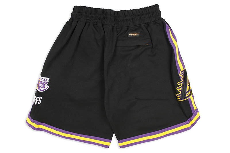 PRO STANDARD LOS ANGELES LAKERS TEAM SHORTS (BLL351106:BLACK)