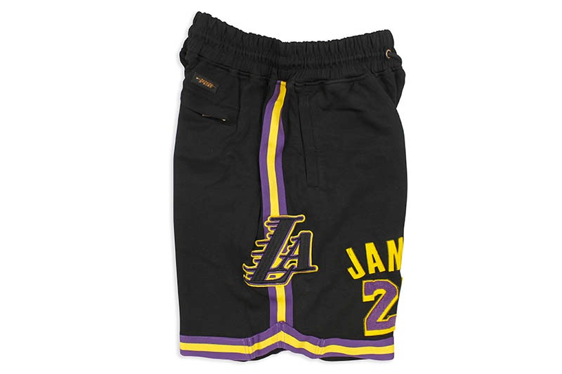 PRO STANDARD LOS ANGELES LAKERS TEAM SHORTS (BLL351106:BLACK)