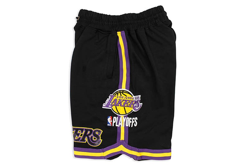 PRO STANDARD LOS ANGELES LAKERS TEAM SHORTS (BLL351106:BLACK)