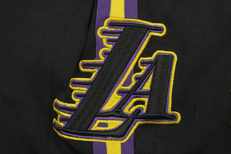 PRO STANDARD LOS ANGELES LAKERS TEAM SHORTS (BLL351106:BLACK)