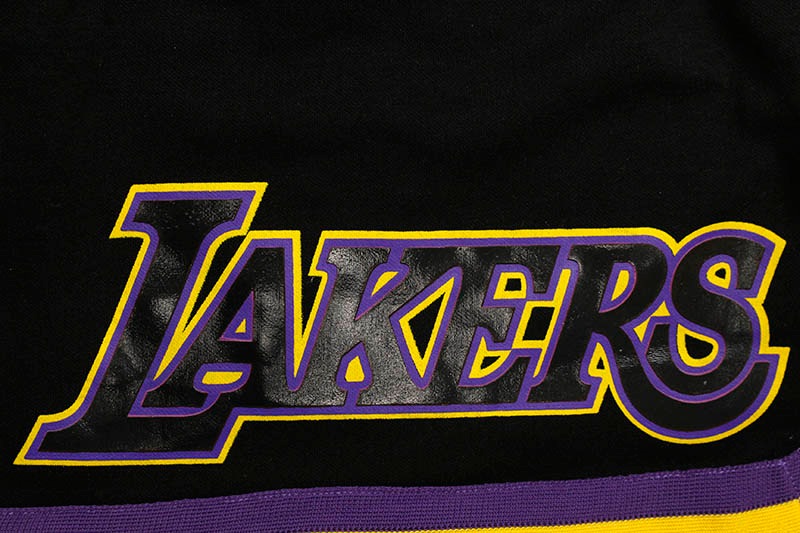 PRO STANDARD LOS ANGELES LAKERS TEAM SHORTS (BLL351106:BLACK)