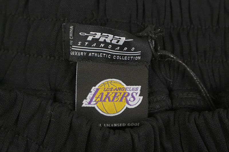 PRO STANDARD LOS ANGELES LAKERS TEAM SHORTS (BLL351106:BLACK)