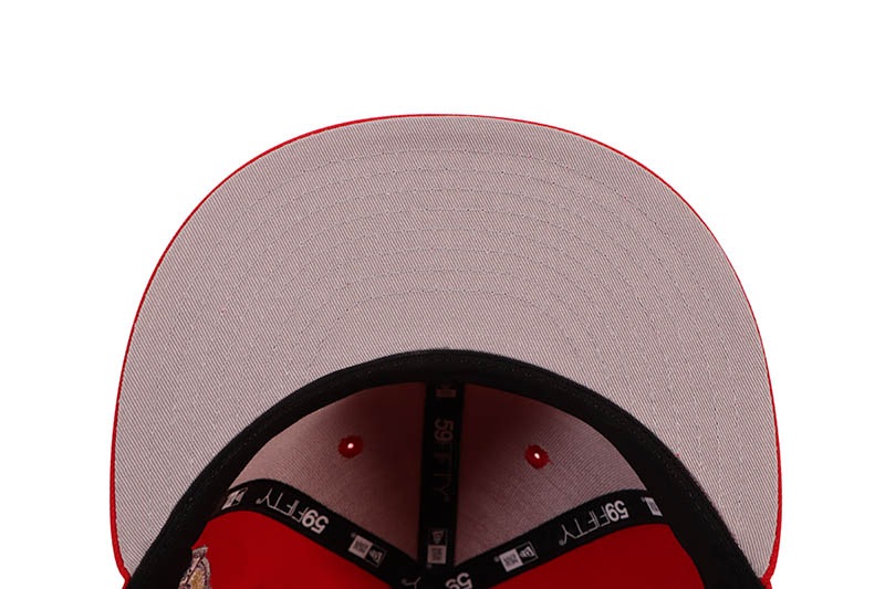 NEW ERA CHICAGO CUBS 59FIFTY FITTED CAP (1932 WORLD SERIES SIDE PATCH/GREY UNDER VISOR/SCARLET) 70945490