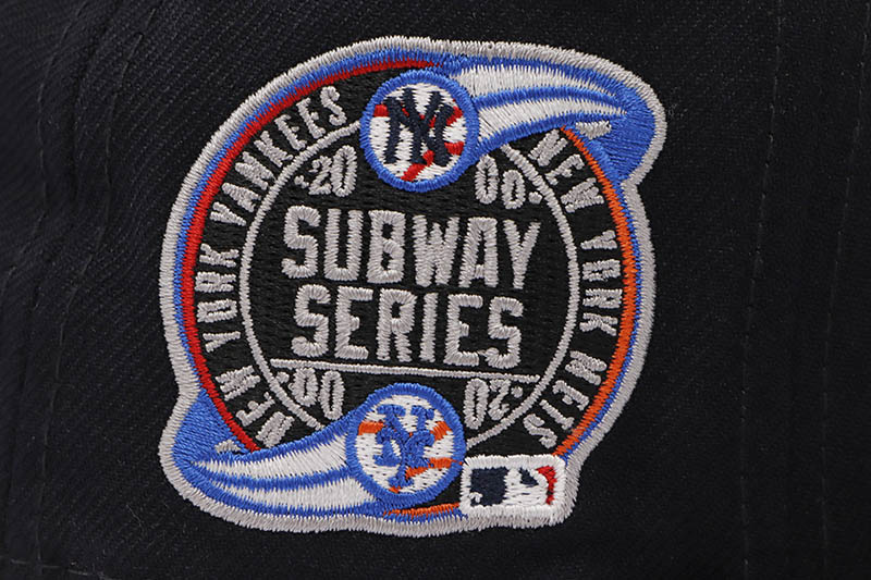 NEW ERA NEW YORK YANKEES X AWAKE 59FIFTY FITTED CAP (2000 SUBWAY SERIES SIDE PATCH/GREEN UNDER VISOR/NAVY)
