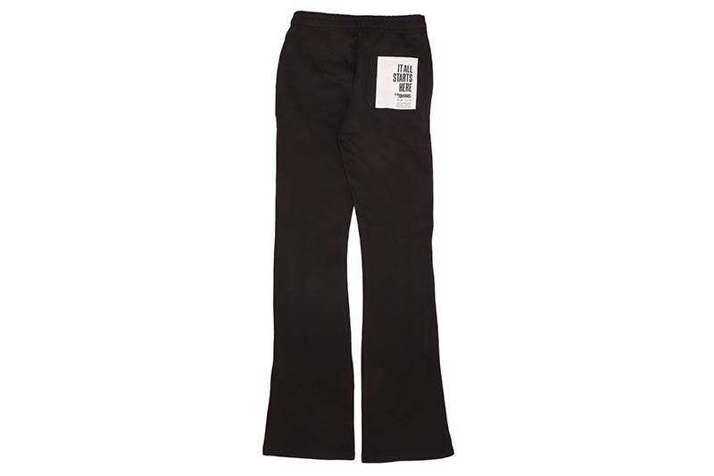 VOYAGE STUDIO RHINESTONE SWEATPANTS (53P29-BK:BLACK)
