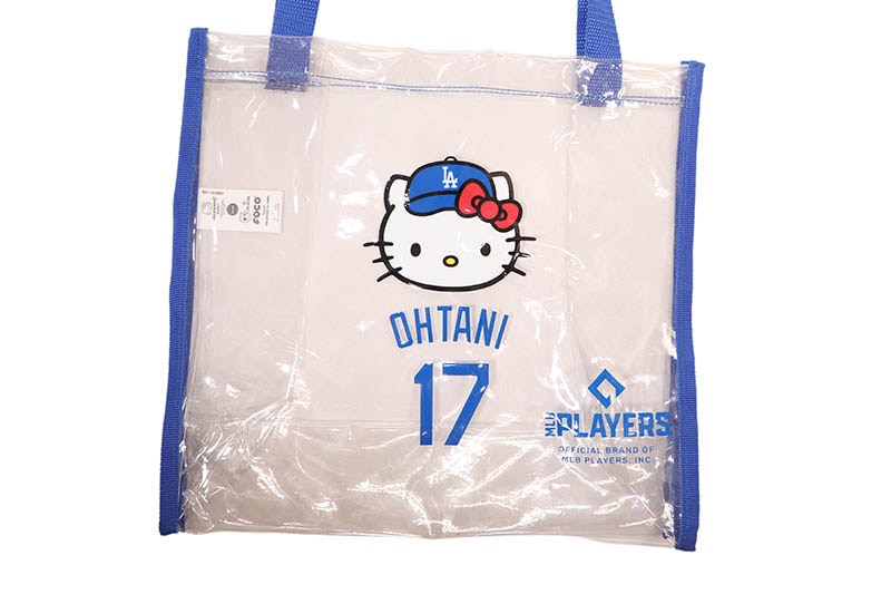 FOCO LOS ANGELES DODGERS HELLO KITTY OHTANI CLEAR REUSABLE BAG