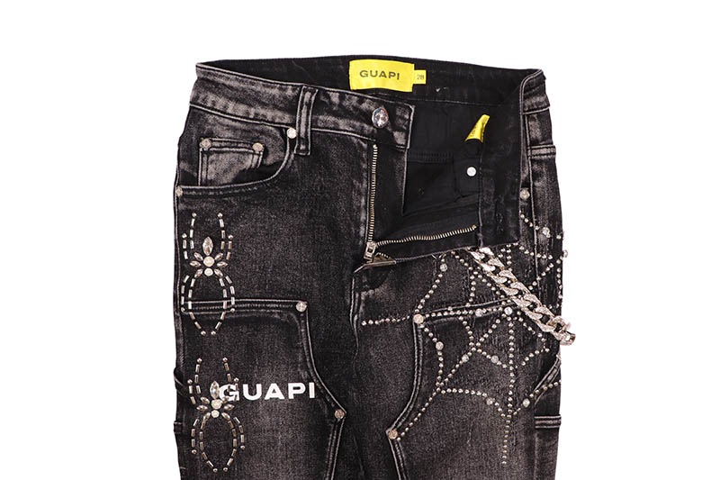 GUAPI OBSIDIAN BLACK SPIDER DENIM V2 (828BSD) | Brand,G-L,GUAPI