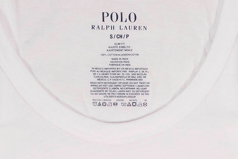 POLO RALPH LAUREN SLIM FIT COTTON TANKS 3PCS (NSTKP3-WHD:WHITE)