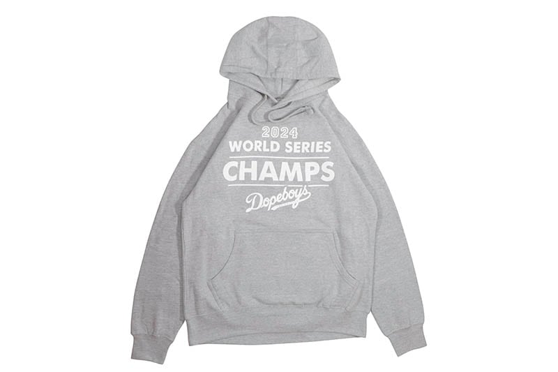 STREET WEAR SUPPLY LA 2024 WORLD SERIES CHAMPS HOODIE (GREY)