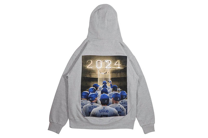 STREET WEAR SUPPLY LA 2024 WORLD SERIES CHAMPS HOODIE (GREY)
