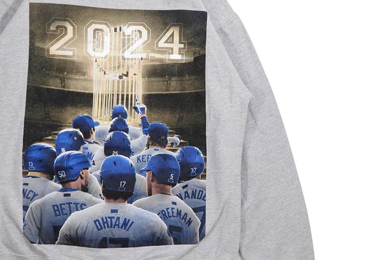 STREET WEAR SUPPLY LA 2024 WORLD SERIES CHAMPS HOODIE (GREY)