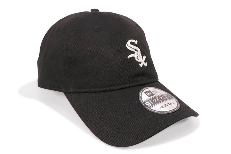 NEW ERA CHICAGO WHITE SOX 9TWENTY CHAIN STITCH ADJUSTABLE CAP (BLACK) 14307625