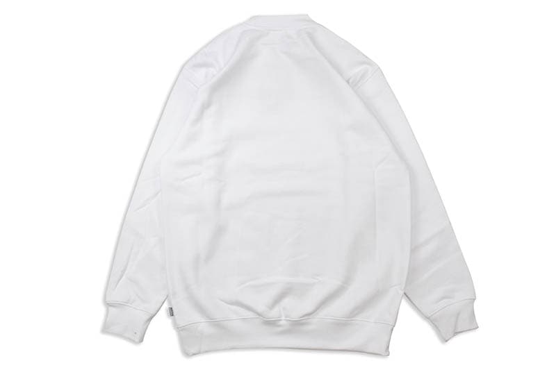 PRO CLUB HEAVYWEIGHT CREWNECK FLEECE SWEATSHIRT (WHITE) 141