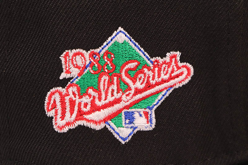 NEW ERA LOS ANGELES DODGERS 59FIFTY FITTED CAP (1988 WORLD SERIES SIDE PATCH/GREY UNDER VISOR/BLACK) 14730502