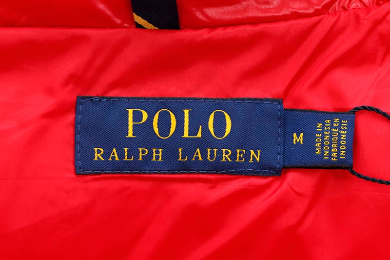 POLO RALPH LAUREN WATER-REPELLENT DOWN JACKET (710849776003:RL 2000 RED GROSSY)