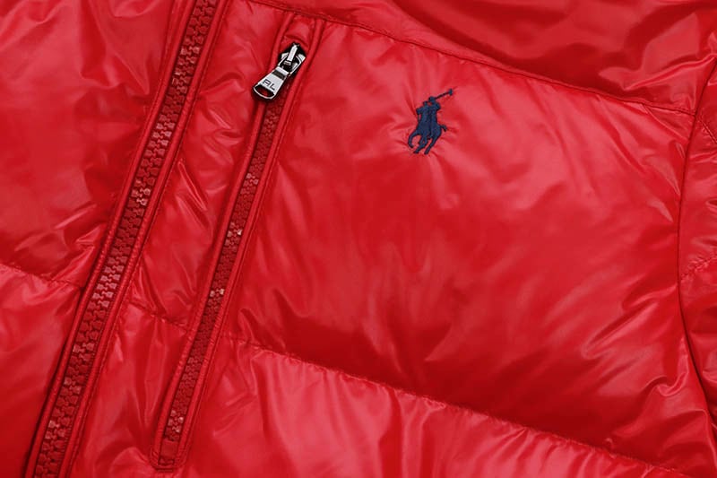 POLO RALPH LAUREN WATER-REPELLENT DOWN JACKET (710849776003:RL 2000 RED GROSSY)