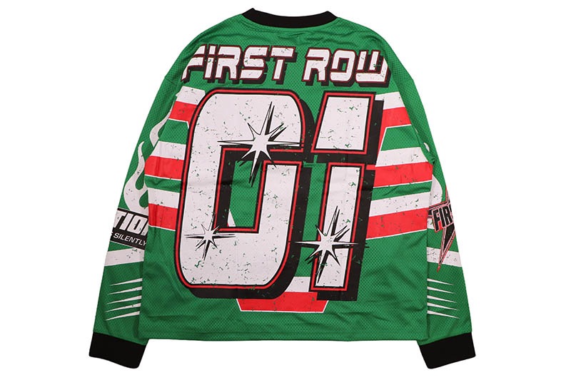 FIRST ROW HARD RACING SPORT JERSEY (FRR0010:GREEN)