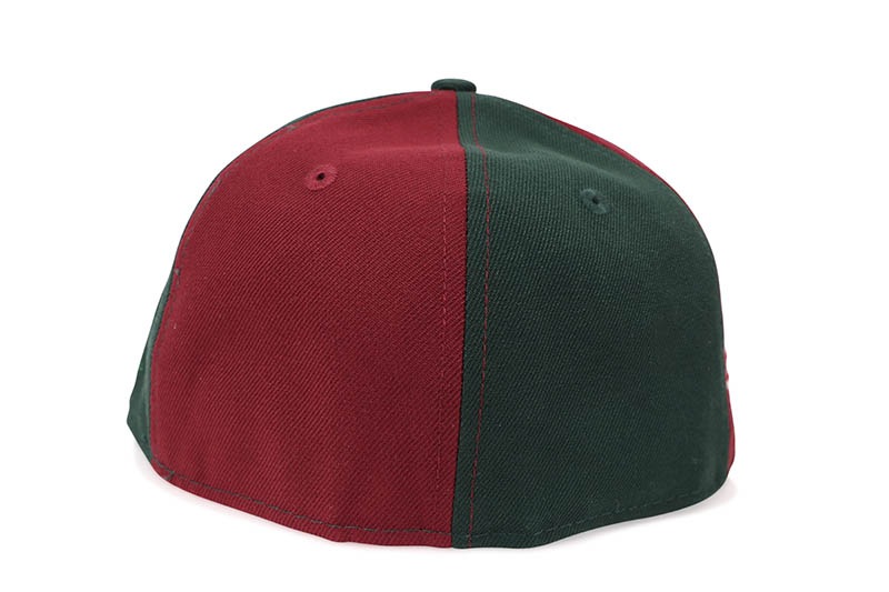 NEW ERA X JAE TIPS NEW YORK GIANTS 59FIFTY FITTED CAP (80TH SEASON CUSTOM SIDE PATCH/LAVENDER UNDER VISOR/BURGANDY PINWHEEL CAMEL) 