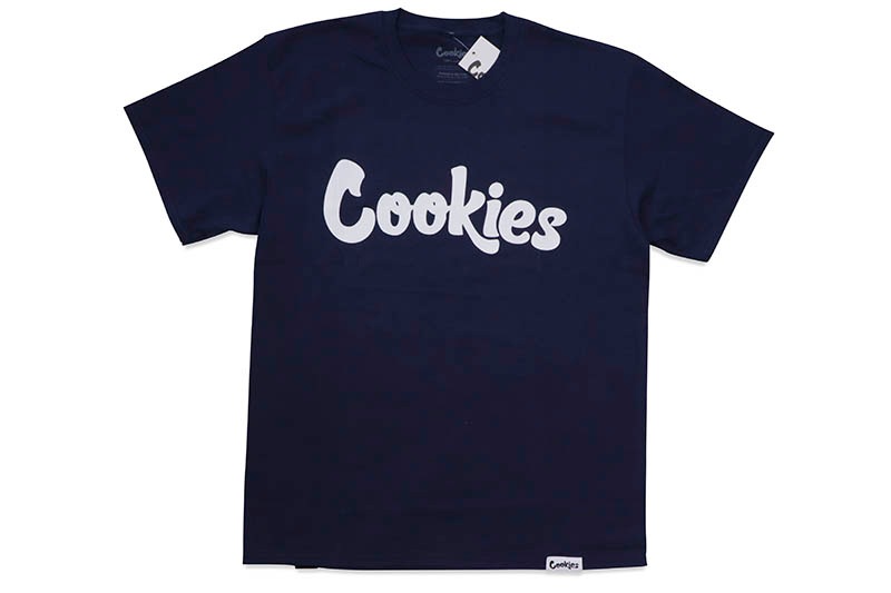 COOKIES ORIGINAL LOGO TEE (NAVY/WHITE) 1564T6661 CM232TSP01