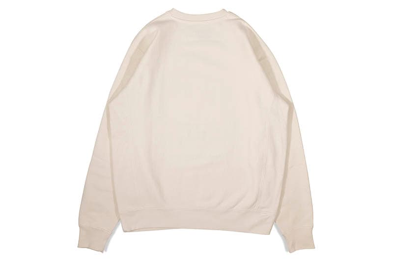 CLASSIC MATERIAL NY 420 TRE BAG CREW SWEAT (BONE)