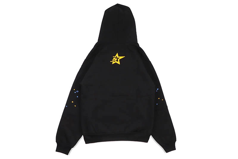 トップス Sp5der p!nk hoodie Sp5der P*NK V2 Hoodie Black – KicksZone