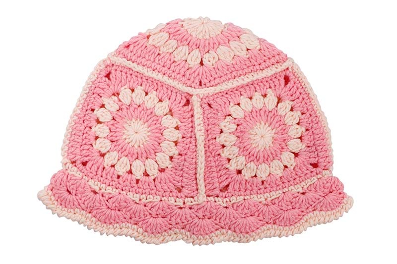 CROCHET HAT (H24779:PINK)
