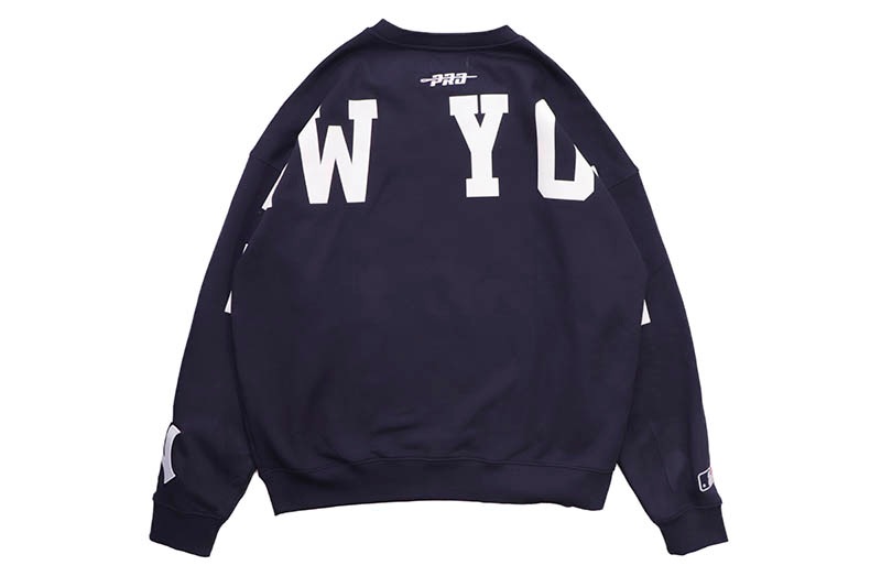 PRO STANDARD NEWYORK YANKEES WINGSPAN DROP SHOULDER CREWNECK (LNY5314778-MDN:MIDNIGHT NAVY)