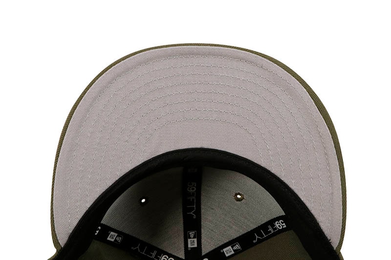 NEW ERA LOS ANGELES DODGERS 59FIFTY FITTED CAP (2024 WORLD SERIES CHAMPIONS SIDE PATCH/GREY UNDER VISOR/OLIVE)