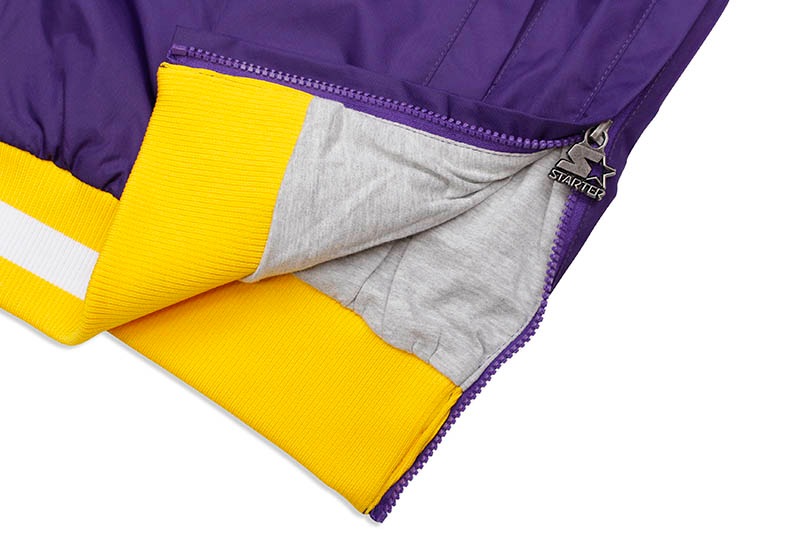 STARTER LOS ANGELES LAKERS V-NECK PULLOVER JACKET (LS030730)