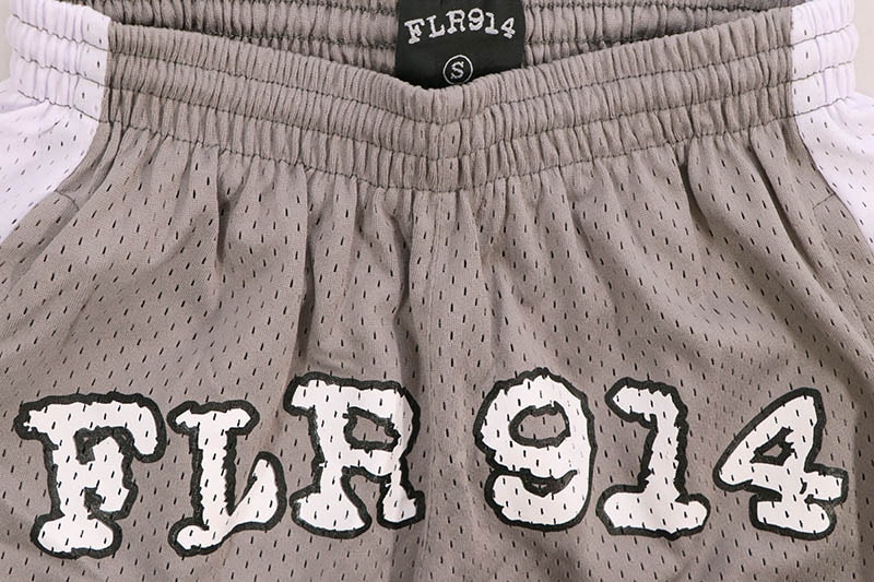 FLOOR 914 GREY UNIFORM SHORTS