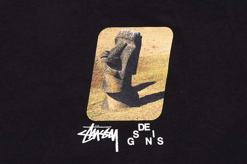 STUSSY MOAI LS TEE (BLACK) 1994642