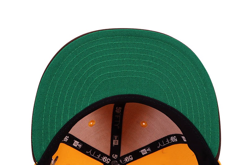 NEW ERA SAN DIEGO PADRES 59FIFTY FITTED CAP (40TH ANNIVERSARY CUSTOM SIDE PATCH/GREEN UNDER VISOR/A GOLD WALNUT) 14724841