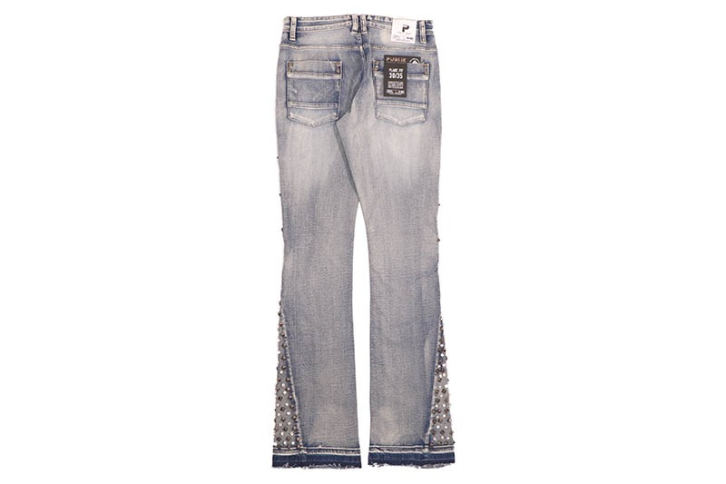 PUBLIK DENIM FLARE FIT JEAN (KD2572:LT BLUE)