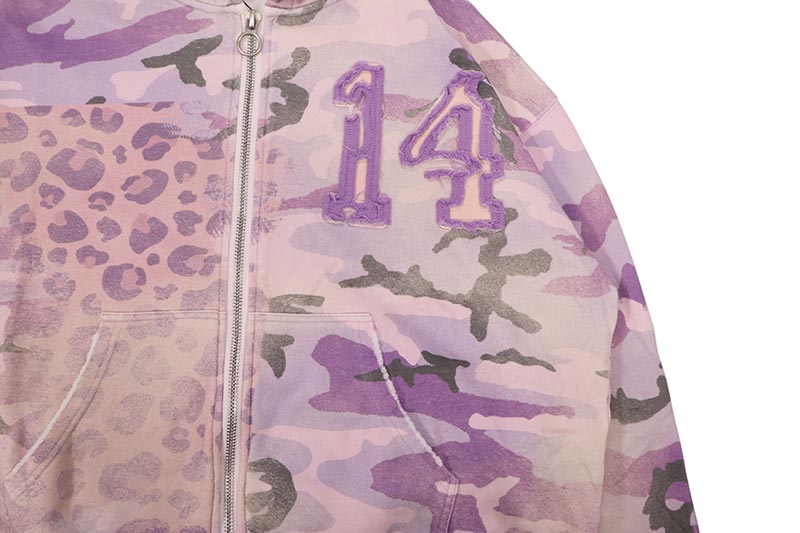 VALE PURPLE WAYNE ZIP HOODIE