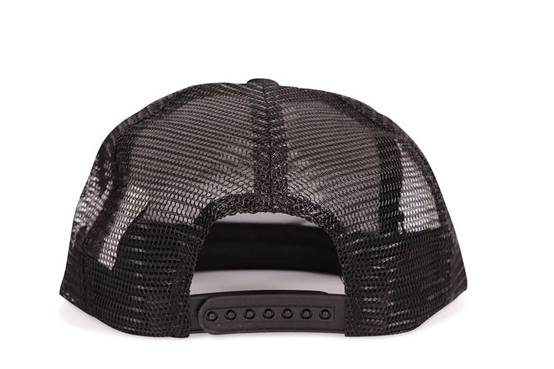 VANSON LEATHERS OVAL LOGO TRUCKER HAT (NVCP-001:BLACK)