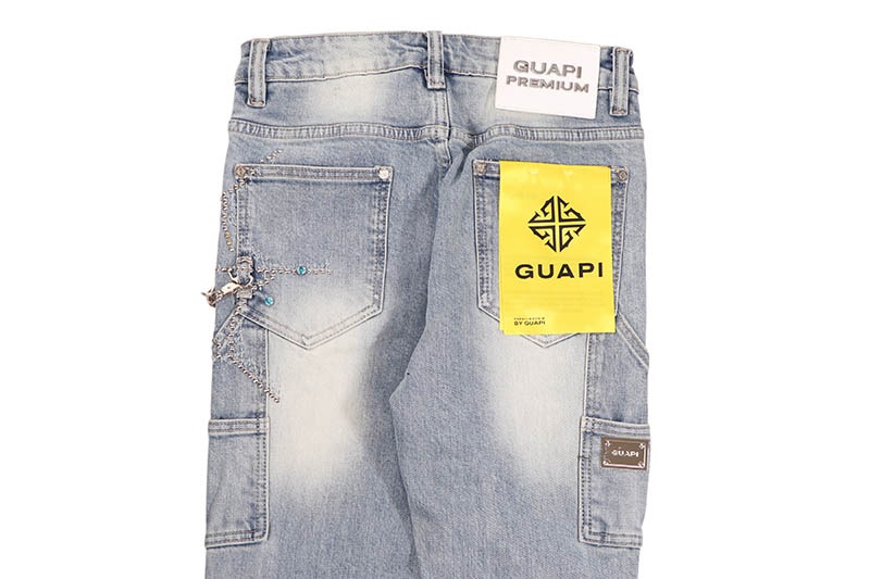 GUAPI AQUA BLUE SPIDER DENIM (836ABSD) | Brand,G-L,GUAPI