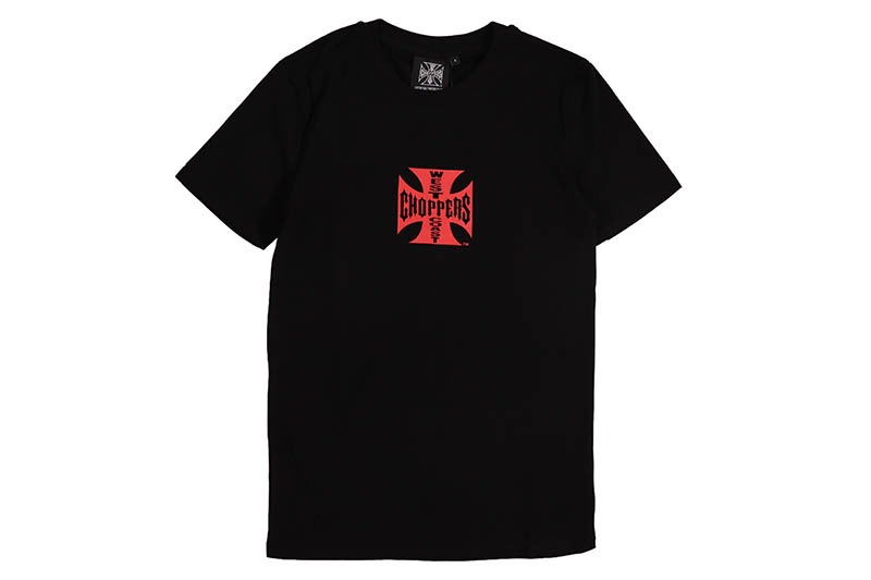 WEST COAST CHOPPERS OG CLASSIC TEE (WCCTS0003ZW:BLACK RED)