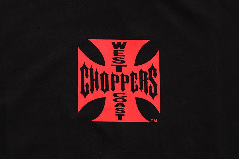 WEST COAST CHOPPERS OG CLASSIC TEE (WCCTS0003ZW:BLACK RED)