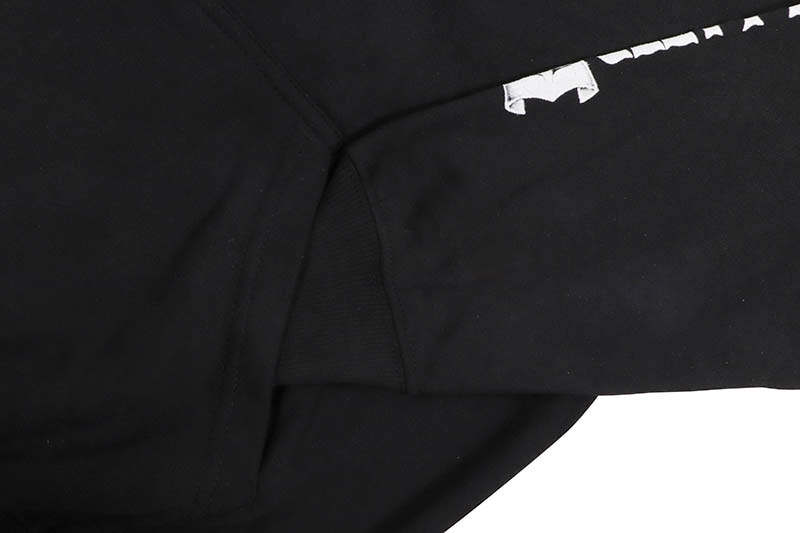 STREET WEAR SUPPLY TWO FACE HOODIE (BLACK)