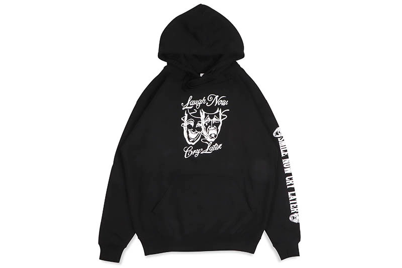 STREET WEAR SUPPLY TWO FACE HOODIE (BLACK)