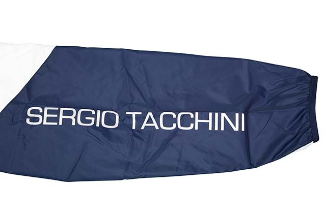 SERGIO TACCHINI HOODED NYLON TRACK JKT(SF8D3031/NAVY