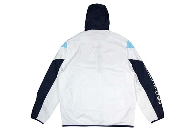 Sergio Tacchini ジブリ ジョガー ネイビー SERGIO TACCHINI HOODED NYLON TRACK JKT(SF8D3031/NAVY