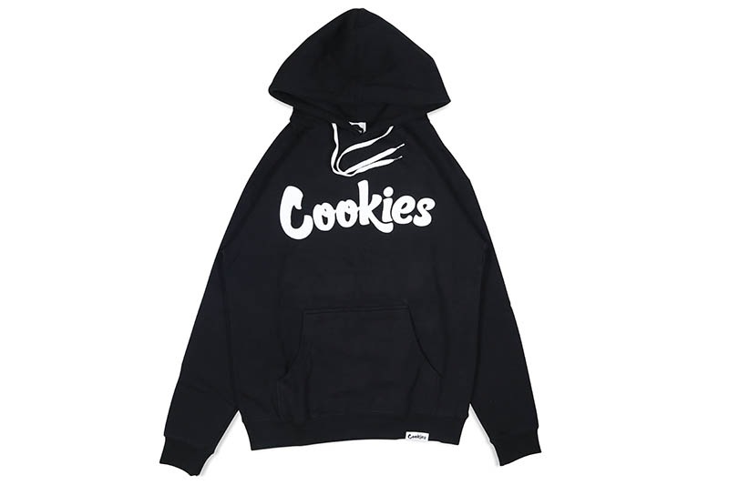 COOKIES ORIGINAL LOGO HOODIE (BLACK/WHITE) 1564H6664 CM232HFP04